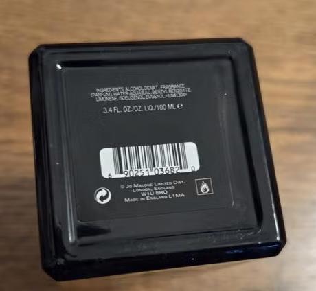 Jo Malone London Lege Flacons • Incense Cedrat & Lime Basil, Verzenden, Gebruikt