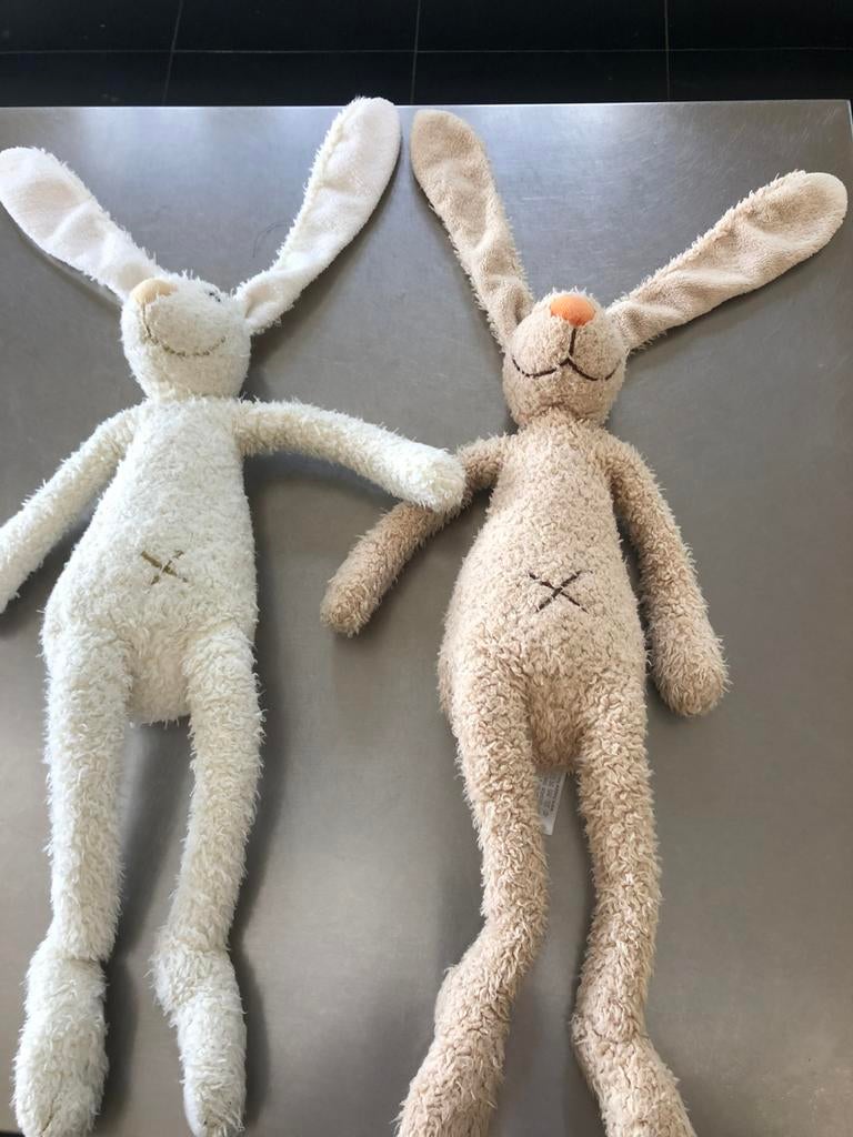 Happy horse bruin haasje en 1 kleine knuffel, Ophalen of Verzenden, Zo goed als nieuw, Overige typen