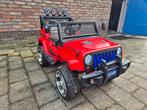 Elektrische jeep 4x4 sport auto voor kind - 2 persoons, Ophalen of Verzenden, Zo goed als nieuw
