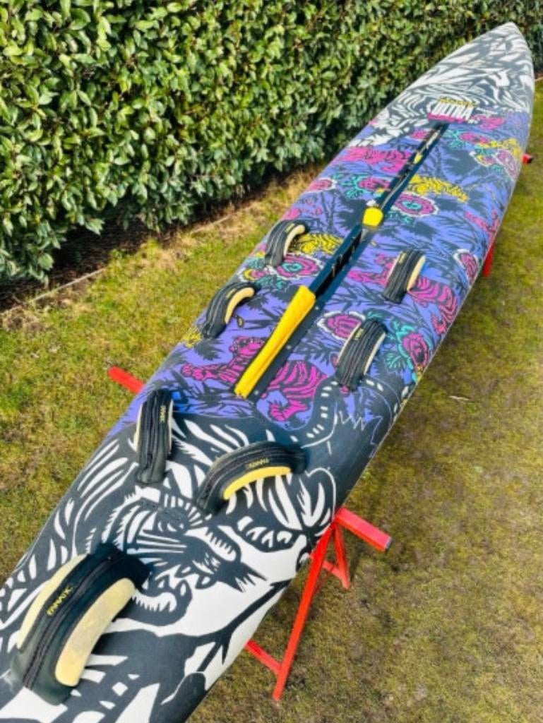 Mistral Equipe II, or Fanatic Ultra Cat windsurf wanted, Watersport en Boten, Windsurfen, Gebruikt, 300 cm of meer, Ophalen of Verzenden