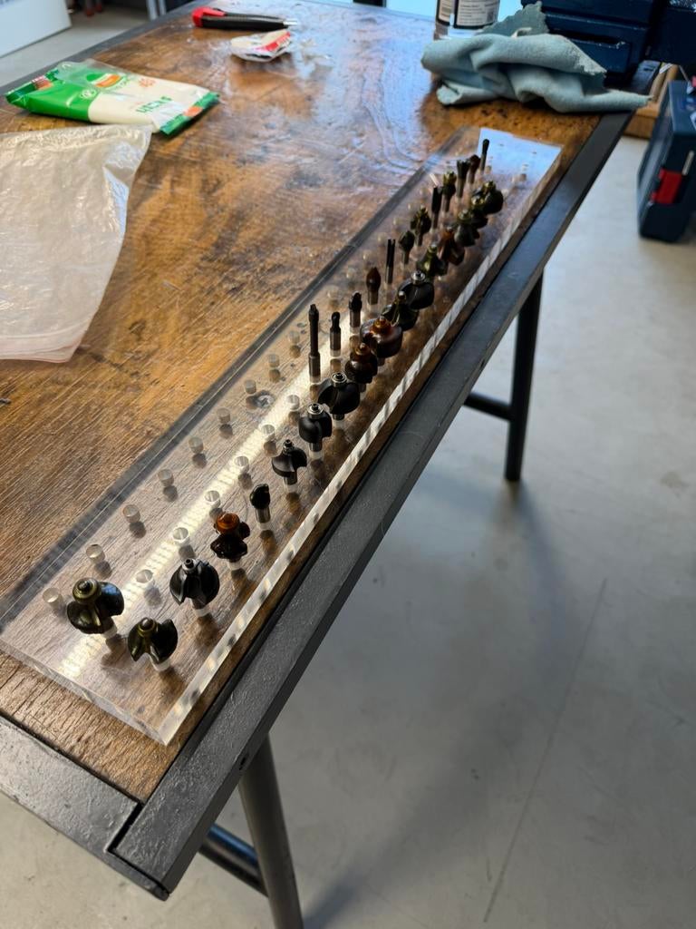 Hard metaal (HM) bovenfrezen 29 stuks deels met geleidelager, Ophalen of Verzenden, Nieuw, Overige aantallen, Overige merken