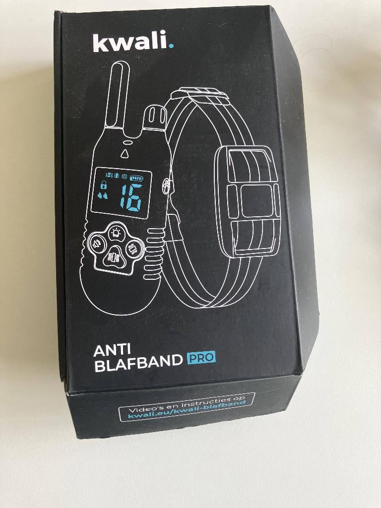 Effectieve diervriendelijke antiblafband van Kwali, Ophalen of Verzenden, Zo goed als nieuw