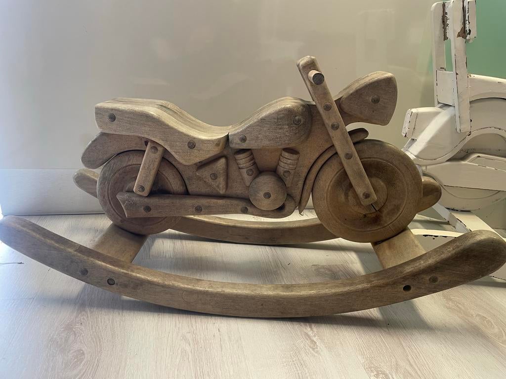 Houten Hobbel Harley Davidson uniek, Kinderen en Baby's, Ophalen, Gebruikt, Jongen of Meisje