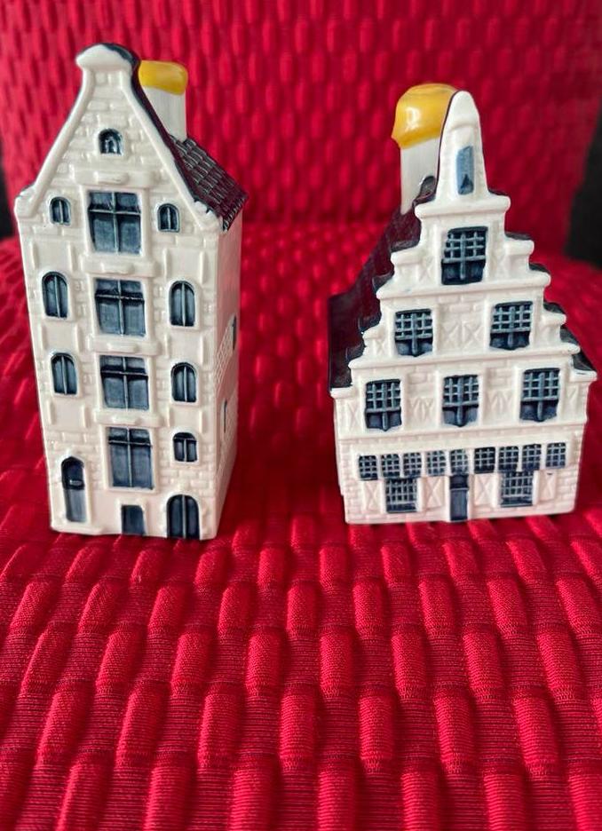 KLM BOLS Delfts Blauw Huisjes 65 & 29, uit 1995, Verzamelen, Merken en Reclamevoorwerpen, Ophalen of Verzenden, Zo goed als nieuw