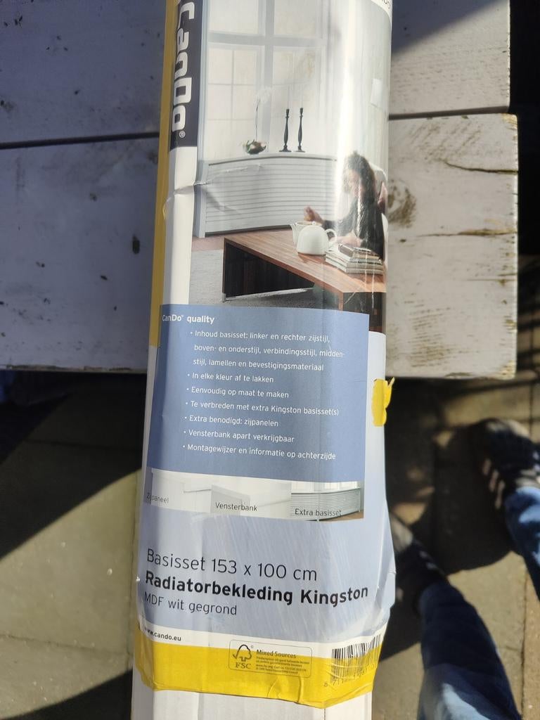 Radiator bekleding 153 X 100 nieuw, Doe-het-zelf en Verbouw, Isolatie en Afdichting, Overige materialen, Nieuw, Minder dan 5 m²