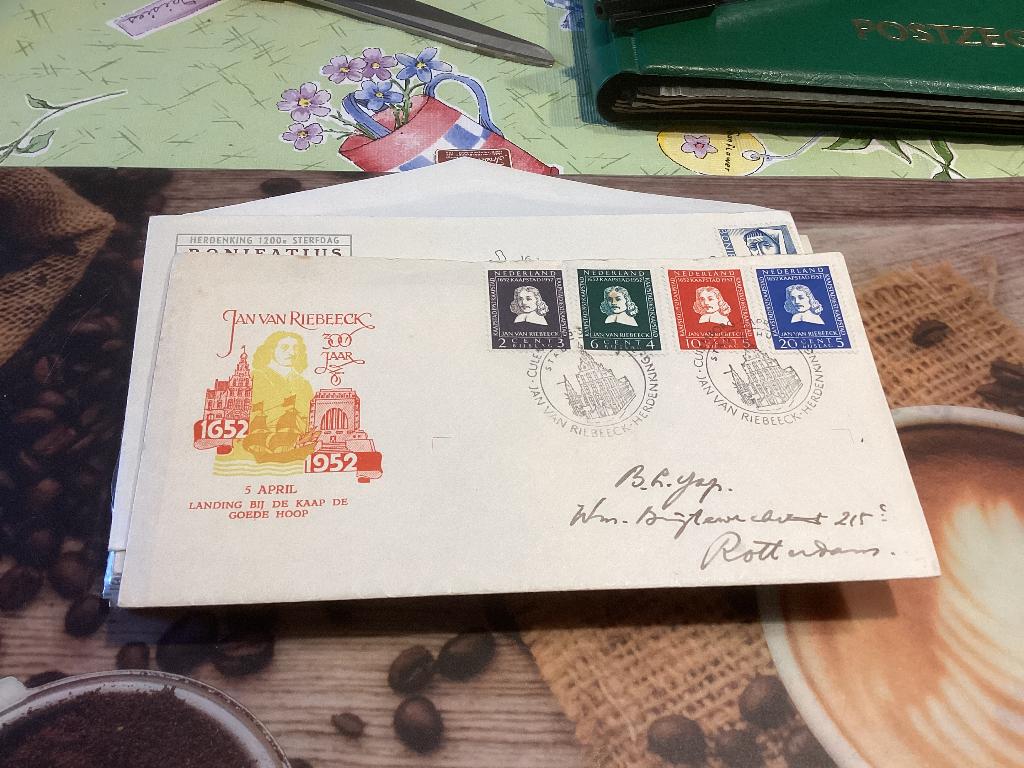 No1311 E7 anders gelopen Rotterdam Heb van Nederland, Postzegels en Munten, Postzegels | Eerstedagenveloppen, Beschreven, Nederland