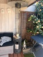 terrasheater  goede staat, doorzichtig glas met sfeervlam, Tuin en Terras, Terrasverwarmers, Ophalen, Zo goed als nieuw