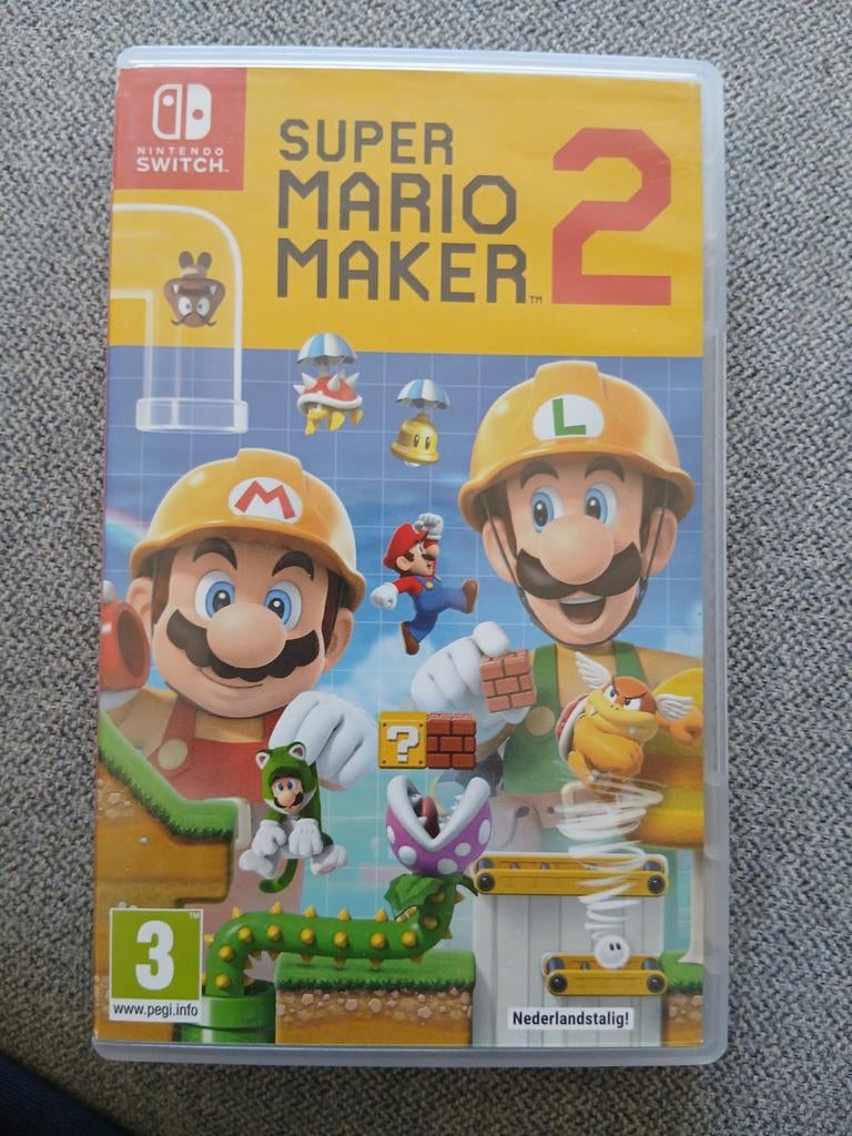 Super Mario Maker 2, Gebruikt, 1 speler, Vanaf 3 jaar, Ophalen