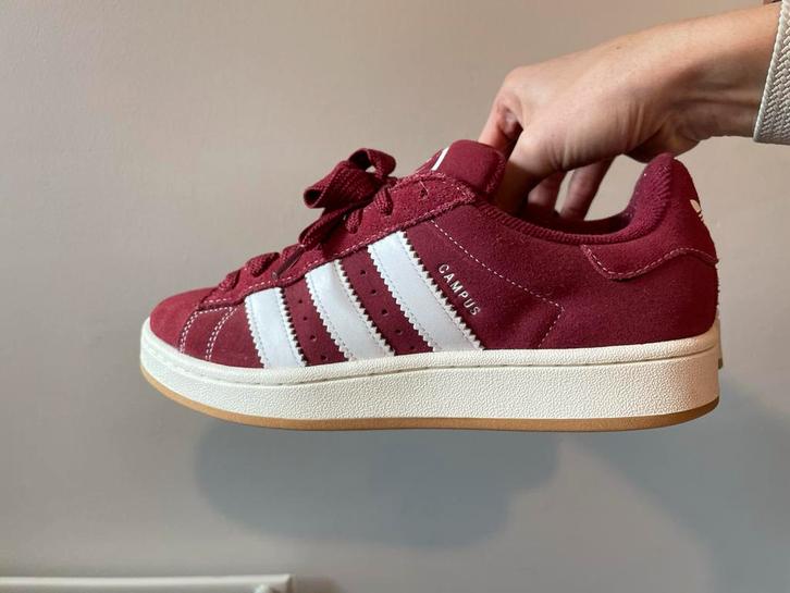 Adidas Campus sneakers maat 41, Kleding | Dames, Schoenen, Zo goed als nieuw, Sneakers of Gympen, Rood, Ophalen of Verzenden