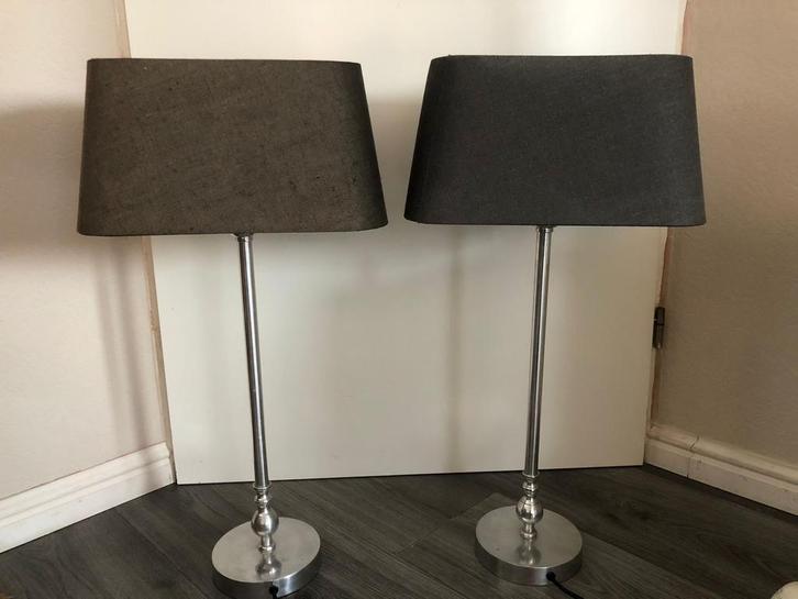 Riverdale tafellamp/schemerlamp 2 stuks, Huis en Inrichting, Lampen | Tafellampen, Zo goed als nieuw, 50 tot 75 cm, Metaal, Ophalen of Verzenden