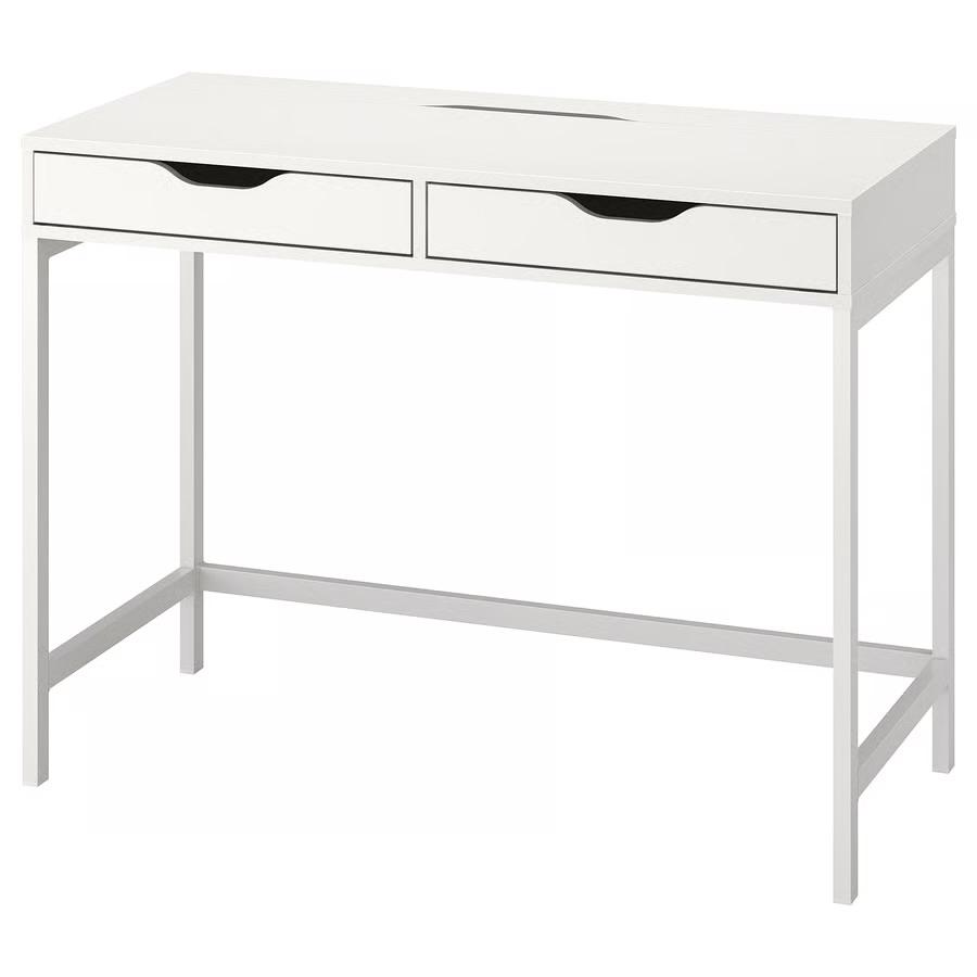 IKEA ALEX bureau wit met lades, Ophalen, Gebruikt, Met lades, Spaanplaat of MDF