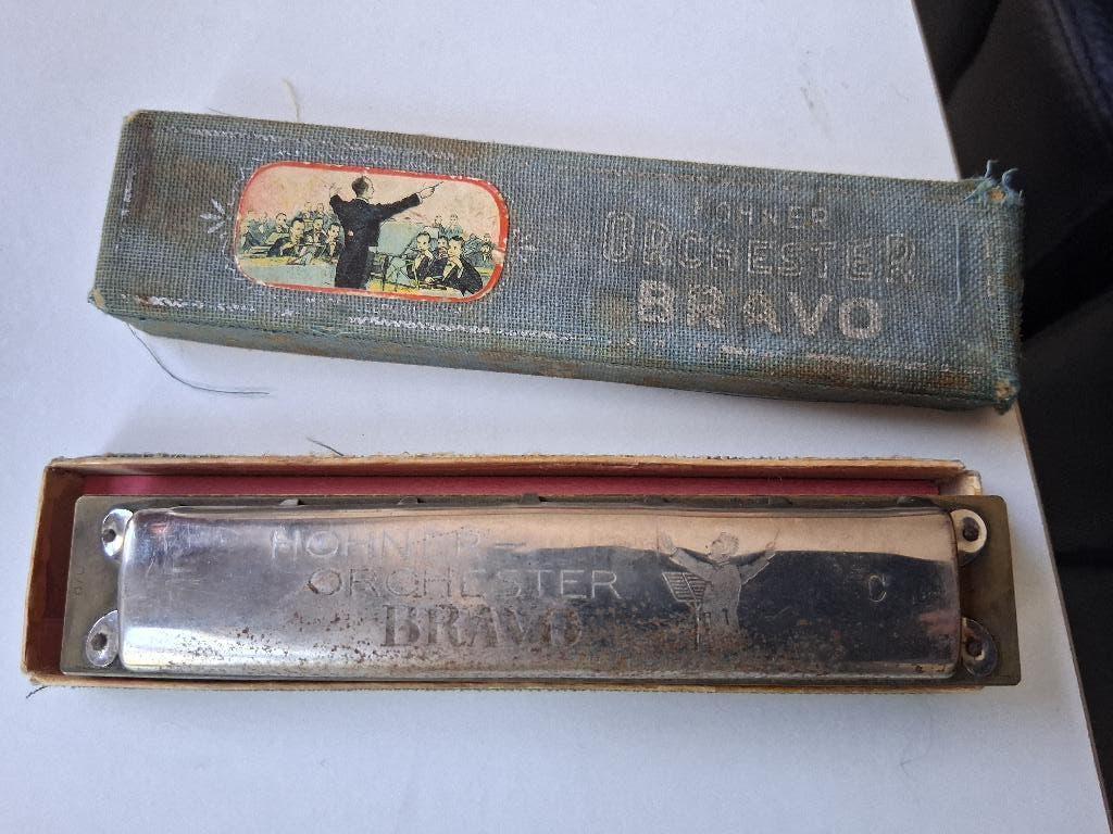 hohner mondharmonica, Muziek en Instrumenten, Blaasinstrumenten | Mondharmonica's, Ophalen of Verzenden, Gebruikt, C-mondharmonica