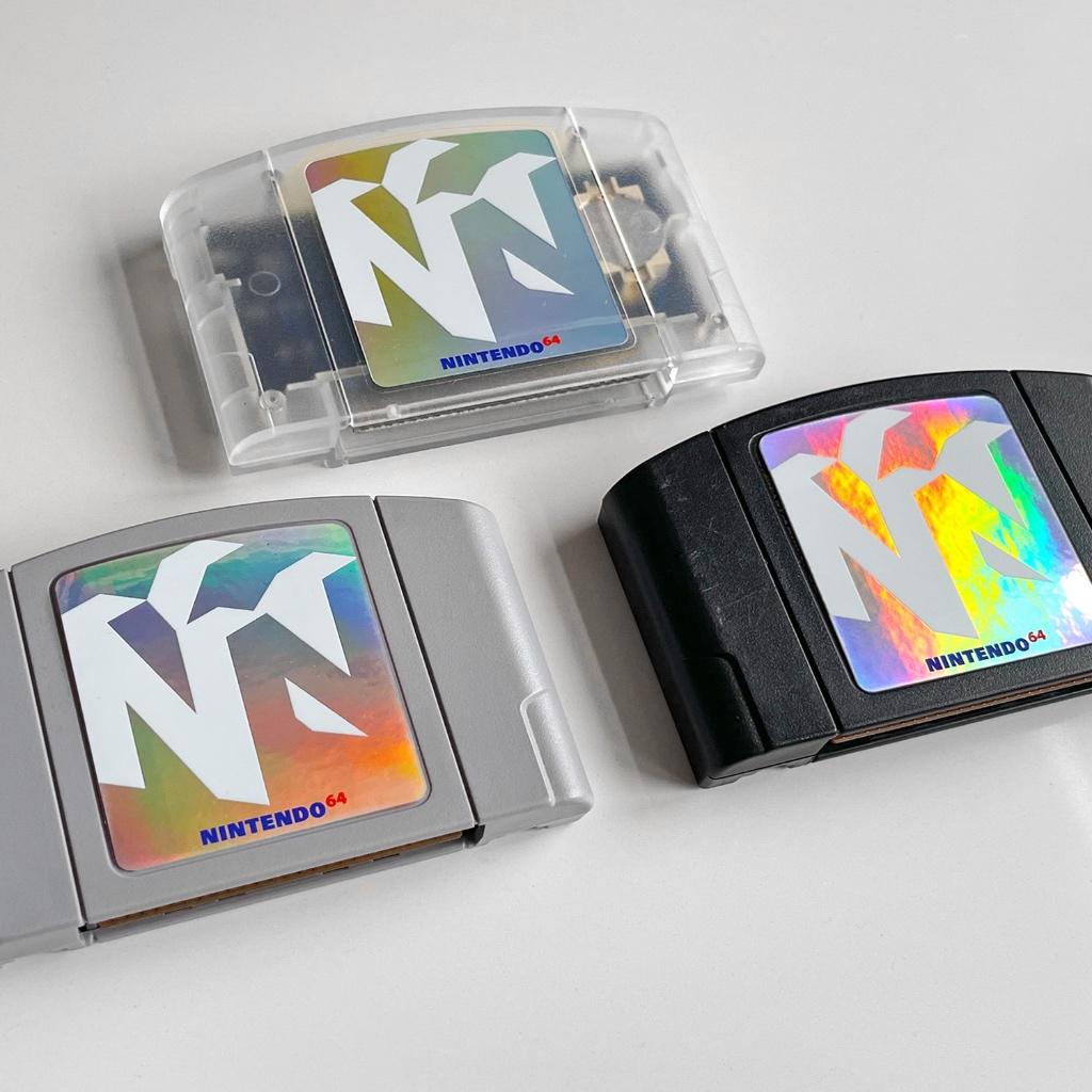 Holographic N64 cartridge label voor EverDrive, SummerCart64, Spelcomputers en Games, Verzenden, Nieuw