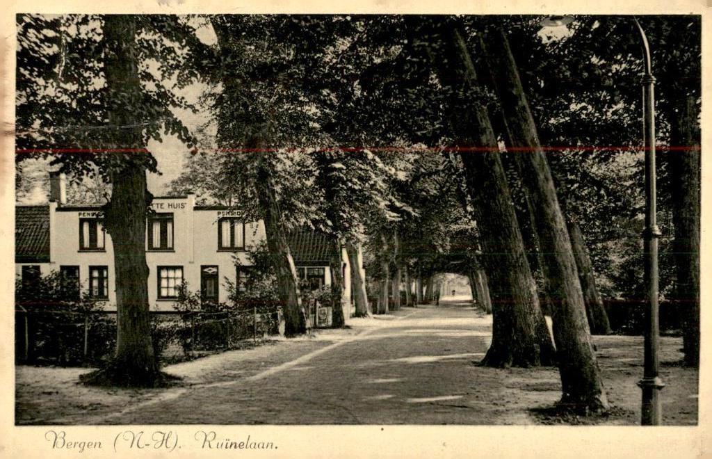 Bergen (NH) Ruïnelaan # 679, Verzenden, 1920 tot 1940, Gelopen, Noord-Holland