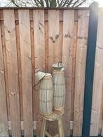 Vintage Balinese hanglampen - Set van 2, Ophalen, Gebruikt, Minder dan 50 cm