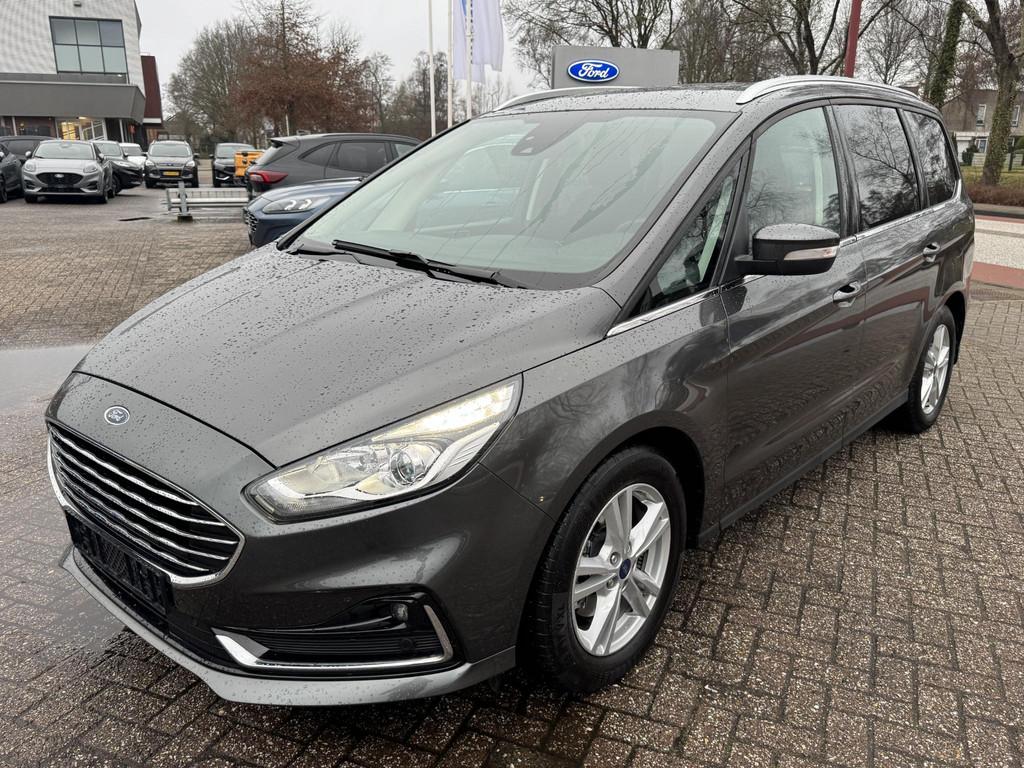 Ford Galaxy 2.5 Hybrid Titanium 190pk Automaat | 7 persoons, Auto's, Gebruikt, Euro 6, Grijs, Hybride Elektrisch/Benzine