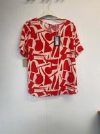 Rood/offwhite top korte mouw Only Carmakoma 44 nieuw!, Kleding | Dames, Grote Maten, Overige kleuren, Nieuw, Nvt, Nvt