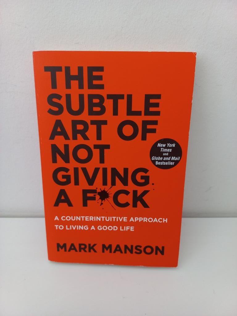 The subtle art of not giving a f#ck - Mark Manson, Ophalen of Verzenden, Gelezen, Mark Manson