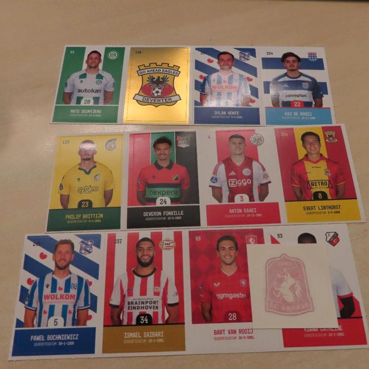 voetbalplaatjes Plus 189 diverse + tattoo's fc utr.+volendam, Verzamelen, Supermarktacties, Plus, Verzenden