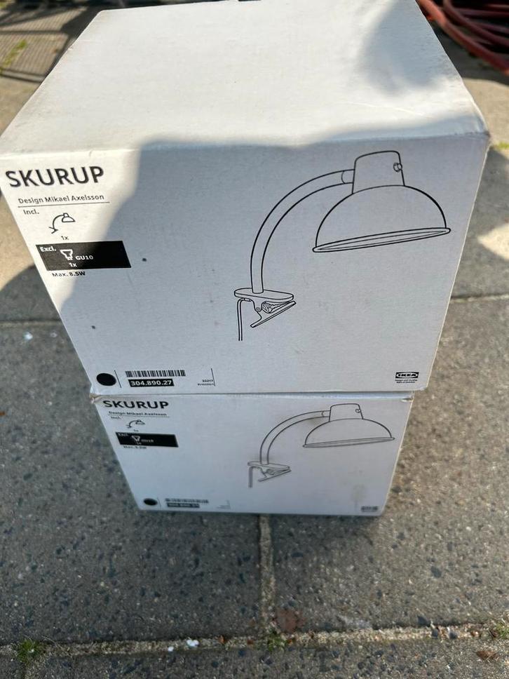 Nieuwe IKEA SKURUP Klemlamp - Zwart, Huis en Inrichting, Lampen | Overige, Nieuw, Ophalen