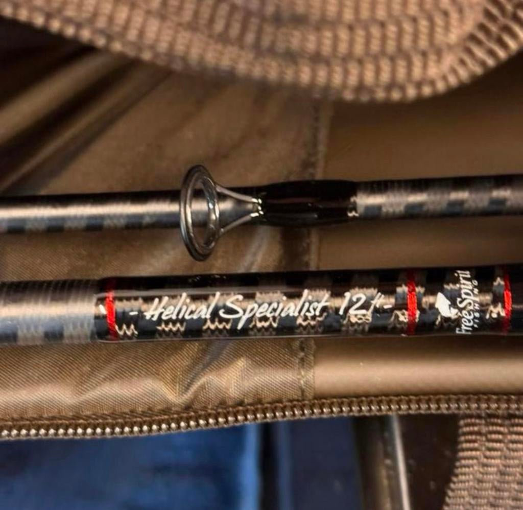 Free spirit helical specialist -2 ft inc foudraal, Ophalen of Verzenden, Nieuw, Werphengel