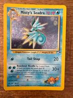 Misty's Seadra 9/132 Gym Heroes Pokémon Kaart, Ophalen of Verzenden, Gebruikt, Losse kaart