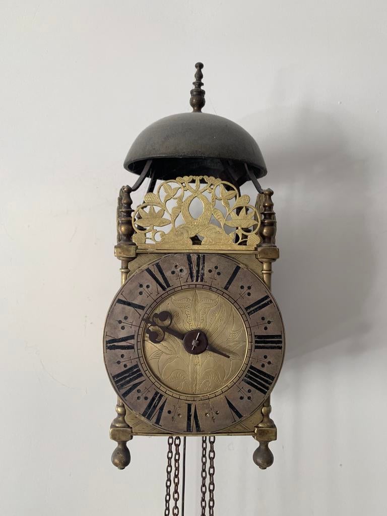 Fraaie antieke Engelse Lantaarnklok, Ophalen