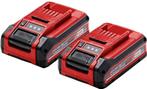 Einhell Power X-Change accu set (2x) – 3.0Ah 18V – nieuw, Ophalen of Verzenden, Nieuw
