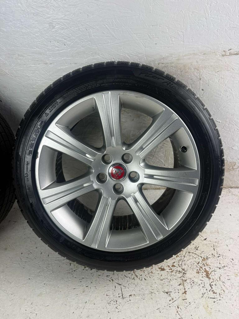 Originele Jaguar XF XK velgen 18" 5x108 winterset 7mm, Auto-onderdelen, Banden en Velgen, Niet ingevuld, 18 inch, Banden en Velgen