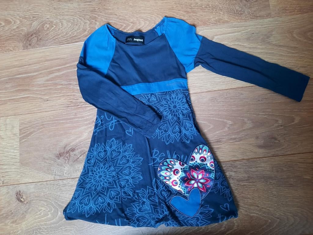 Desigual jurkje 110/116, Kinderen en Baby's, Kinderkleding | Maat 110, Desigual, Meisje, Ophalen of Verzenden, Zo goed als nieuw