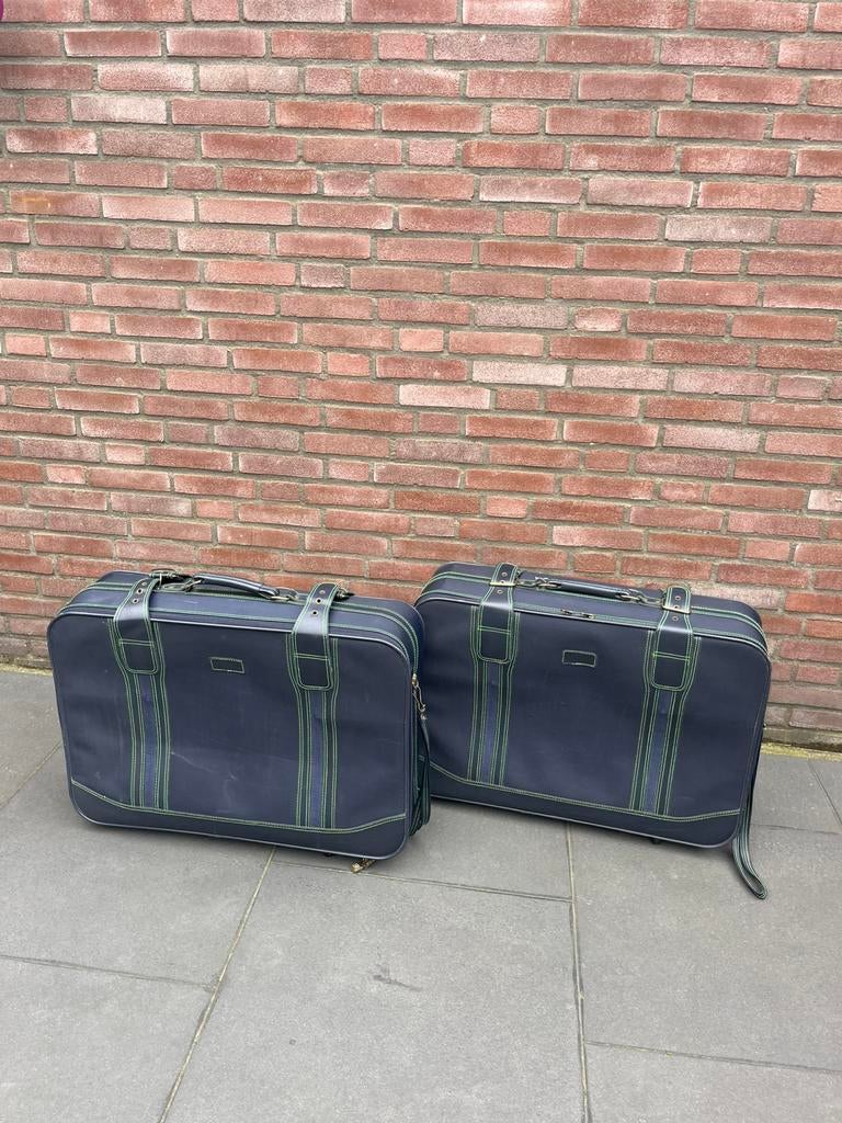 Reiskoffers, twee koffers, Sieraden, Tassen en Uiterlijk, Koffers, Verzenden, Gebruikt, Hard kunststof