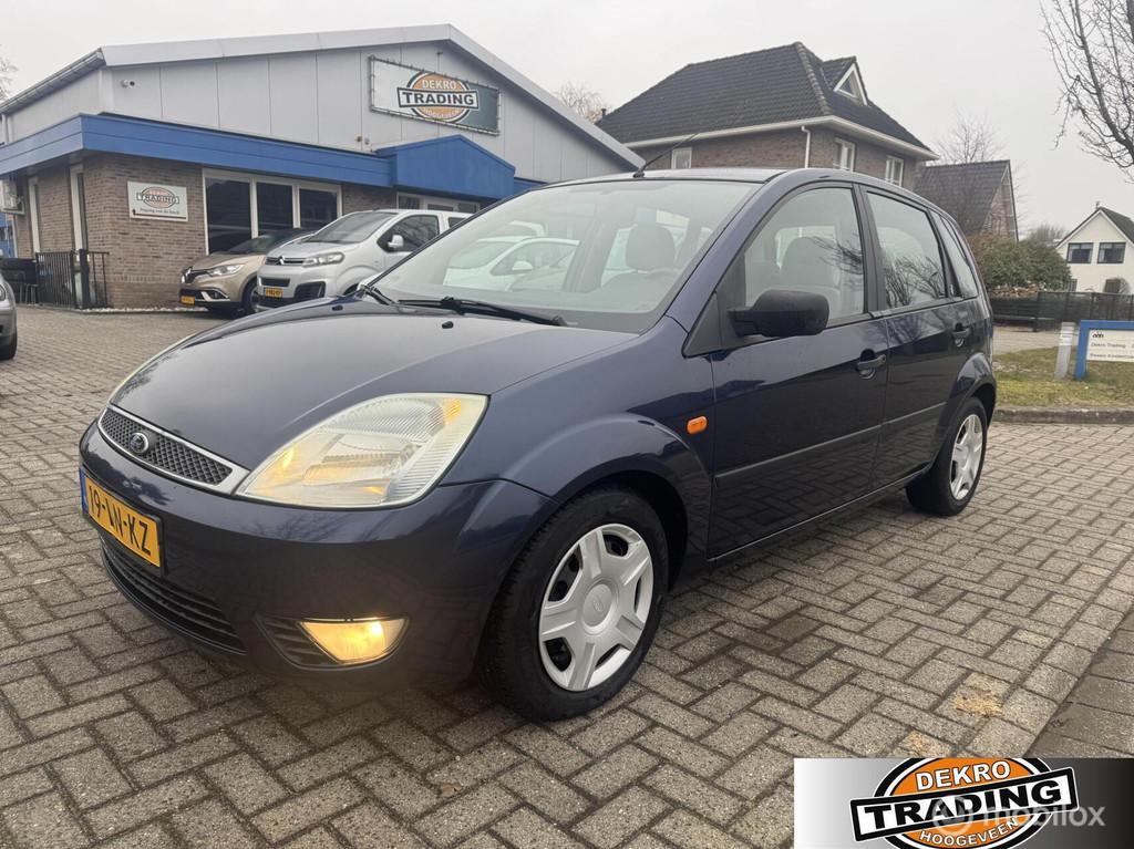 Ford Fiesta 1.4-16V Ghia 5drs Automaat , Airco, 15 km/l, Gebruikt, 4 cilinders, Blauw