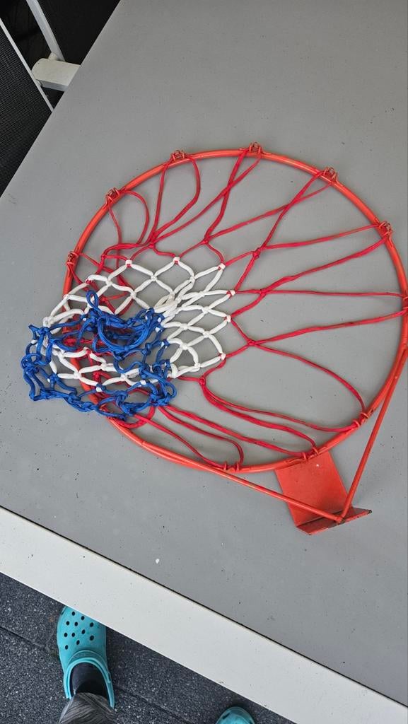 Nieuwe Basketbalring met Net 45cm, Sport en Fitness, Basketbal, Ophalen, Nieuw, Ring, Bord of Paal