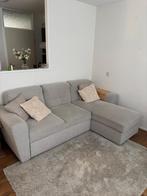 Comfortabele grijze hoekbank, Huis en Inrichting, Ophalen, Modern, Comfortabel, 250 tot 300 cm, 100 tot 125 cm