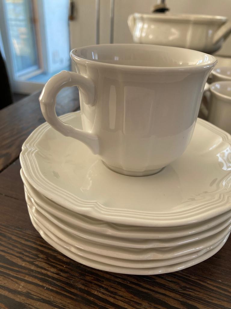 villeroy en Boch manoir kop/schotel 6x, Huis en Inrichting, Keuken | Servies, Ophalen, Zo goed als nieuw, Overige stijlen, Kop(pen) en/of Schotel(s)