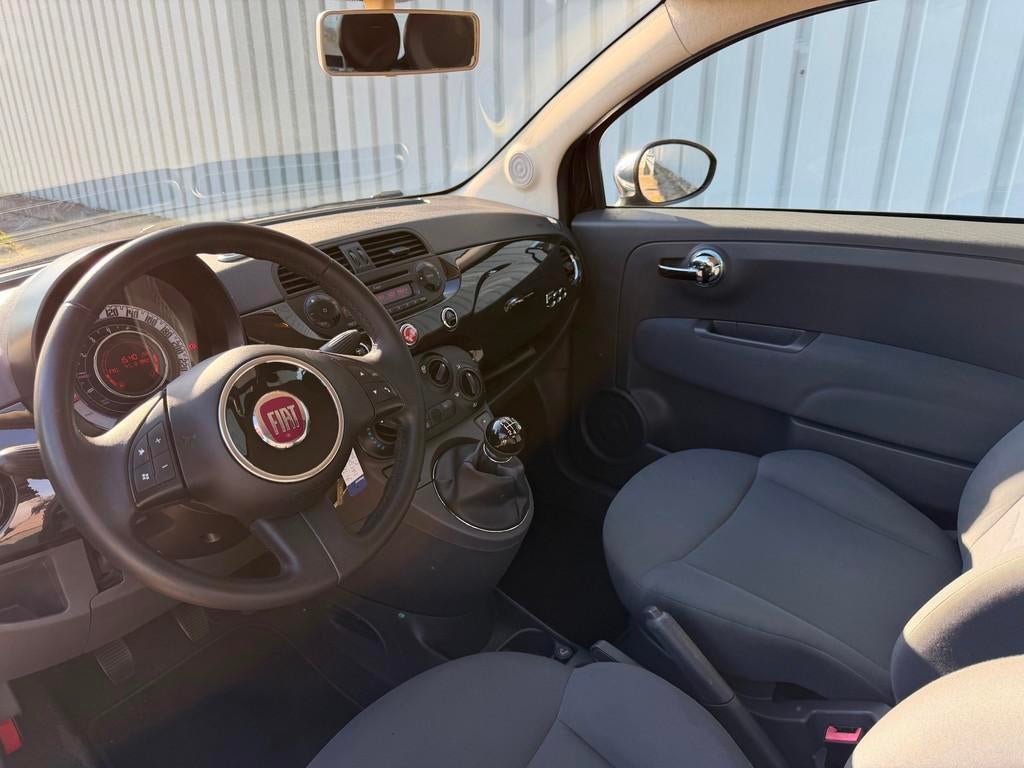 Fiat 500 1.2 Easy|Lichtmetalen-velgen|NAP|Nieuwe APK, Euro 5, Stof, Gebruikt, 4 cilinders