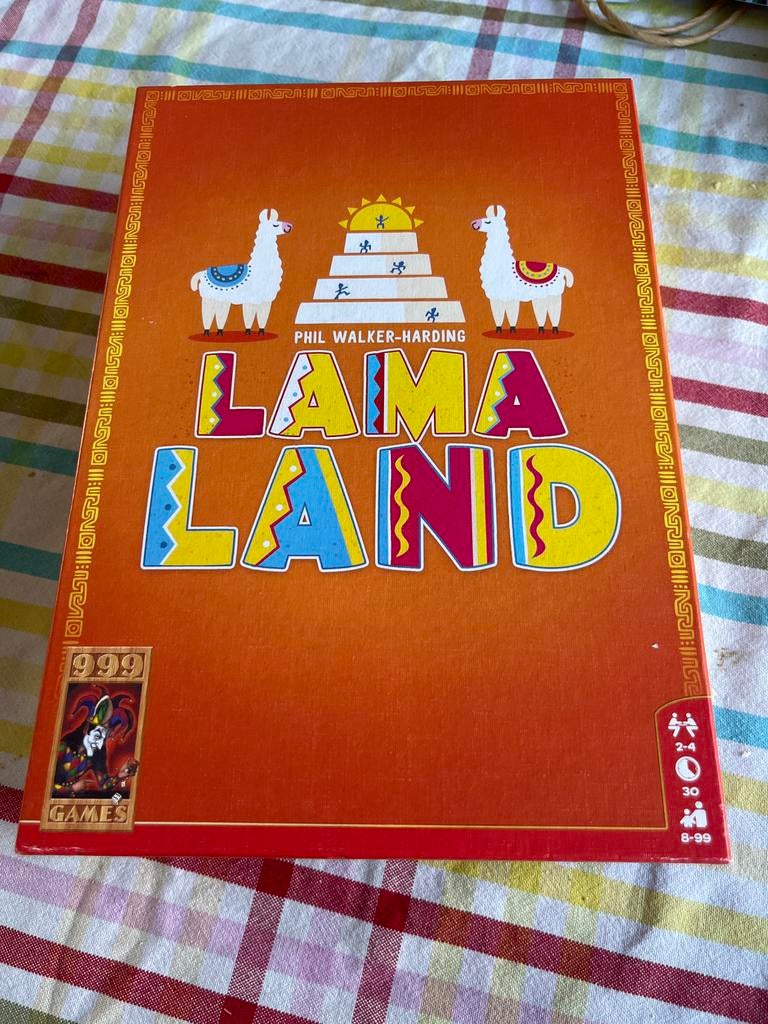 Lamaland Bordspel, Hobby en Vrije tijd, Gezelschapsspellen | Bordspellen, Ophalen of Verzenden, Zo goed als nieuw