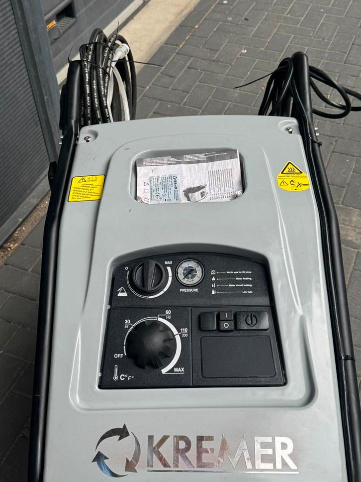 Kremer Hogedrukreiniger KR-5300hw - Diesel nergens goedkoper, Tuin en Terras, Hogedrukreinigers, Gebruikt, Benzine, Met regelbare waterdruk