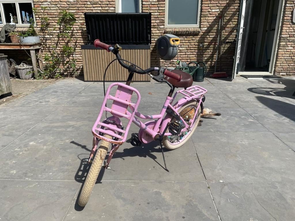 Kinderfiets 18 inch, Fietsen en Brommers, Fietsen | Kinderfietsjes, Terugtraprem, Onbekend, Ophalen of Verzenden, 16 tot 20 inch
