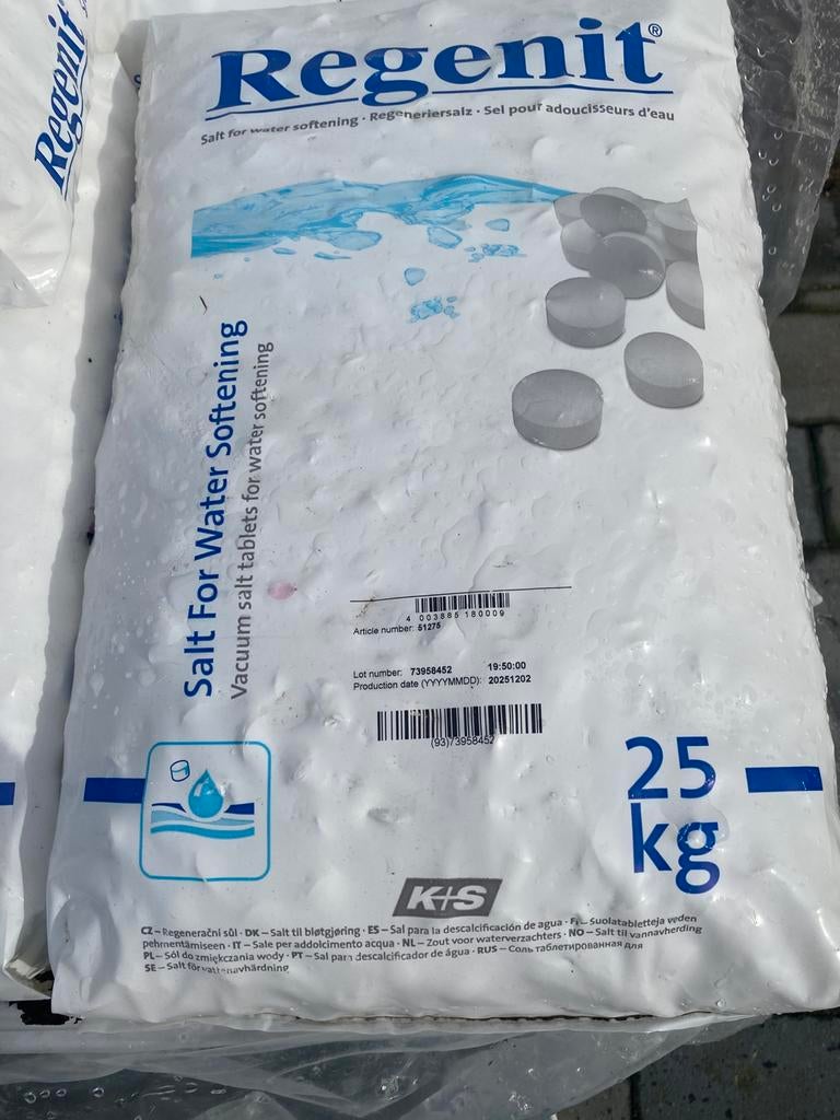 Regenit Onthardingszout voor waterontharder, Witgoed en Apparatuur, Waterontharders, Ophalen, Nieuw