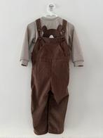 Leuke bruine tuinbroek beige beertje trui 2-delige set 74/80, Ophalen of Verzenden, Nieuw, Jongetje of Meisje, Setje