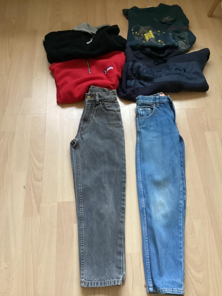 Blauwe spijkerbroek maat 128 merk Blue Ridge, Kinderen en Baby's, Kinderkleding | Maat 128, Ophalen of Verzenden, Gebruikt, Jongen