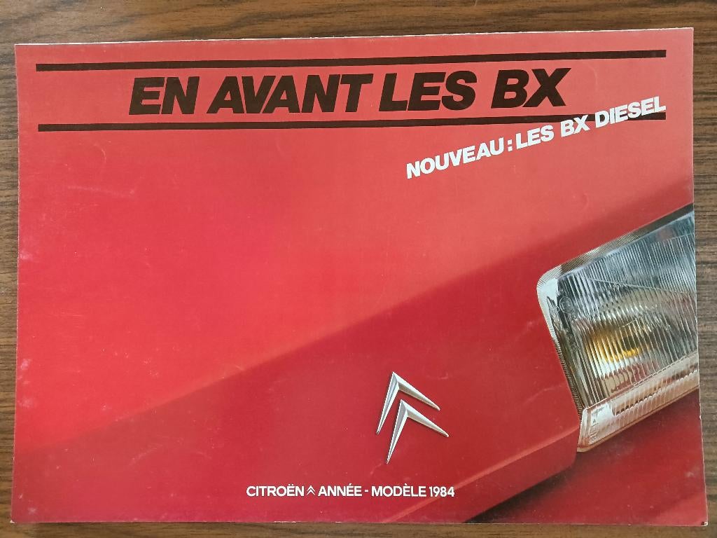 Citroen BX folder, Frans, Ophalen of Verzenden, Zo goed als nieuw, Citroën, Citroën