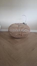 Rotan hanglamp, Huis en Inrichting, Lampen | Hanglampen, Ophalen, Scandinavisch, Zo goed als nieuw, Minder dan 50 cm