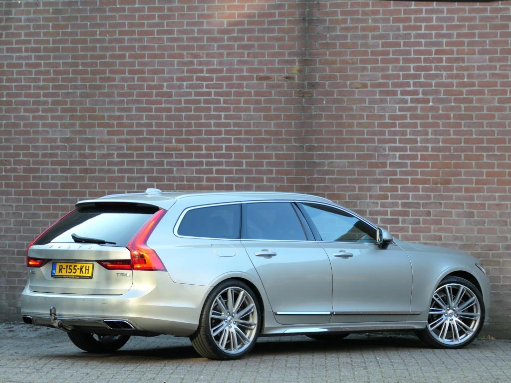 Volvo V90 2.0 T5 Inscription / 360° camera / Trekhaak / Stu, Auto's, Automaat, 15 km/l, 4 cilinders, Leder