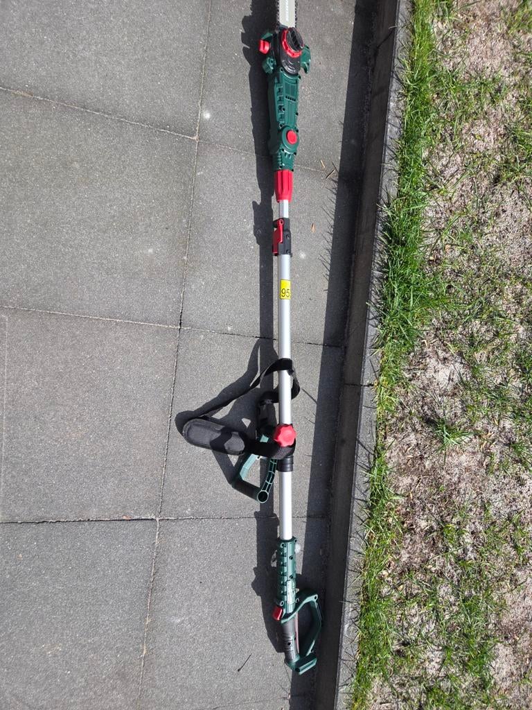 Parkside telescopische accu heggenschaar, Ophalen