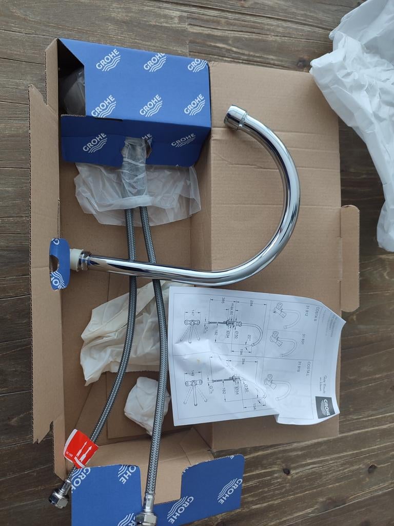 Grohe Costa S Keukenkraan - Nieuw in doos, Ophalen, Overige typen, Grohe, Metaal