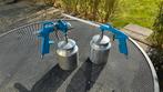 Compressor accessoires: spuitpistolen met reservoir, Doe-het-zelf en Verbouw, Compressors, Minder dan 25 liter, Ophalen, Gebruikt