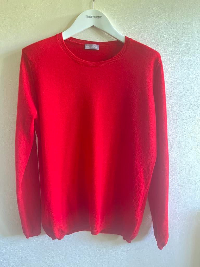 Rode wollen trui / Peter Hahn / M, Kleding | Dames, Truien en Vesten, Ophalen of Verzenden, Zo goed als nieuw, Rood