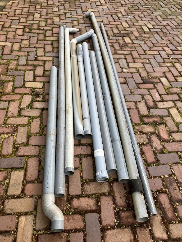 Regenpijpen afvoerbuis pvc diverse lengtes en maten, Doe-het-zelf en Verbouw, Ophalen, Gebruikt, Pvc, 2 tot 4 meter